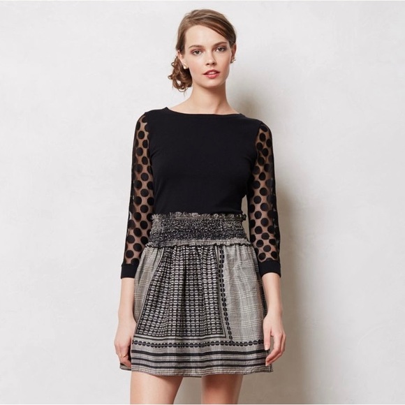 Anthropologie Sparrow Dotlace Pullover Sweater Size M - Picture 3 of 10